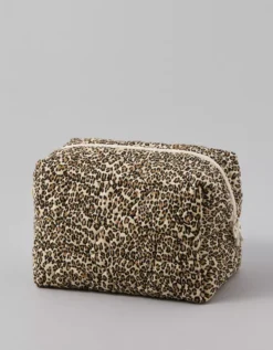 AE Quilted Cosmetic Bag Brown -American Eagle Fashion 0577 8371 200 d1