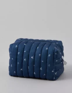 AE Quilted Cosmetic Bag Navy -American Eagle Fashion 0577 8371 410 d1