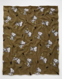 AE Snoopy Mummy Blanket Green -American Eagle Fashion 0577 8731 300 d1