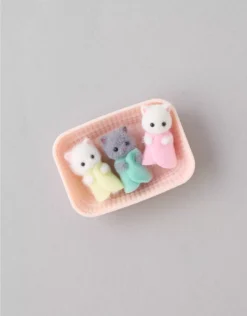 Calico Critters Persian Cat Triplets Multi