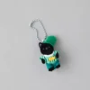 Calico Tuxedo Cat Keychain Multi