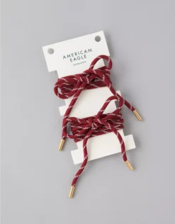 AEO Shoelaces Set Burgundy