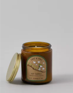 P.F. Candle Co. Take A Hike For Peanuts Candle Brown