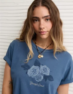 AE Ex-Boyfriend Grateful Dead Graphic T-Shirt Navy