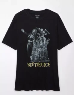 AE Oversized Beetlejuice Graphic Tee 5 AE Oversized Beetlejuice Graphic Tee -American Eagle Fashion 1095 9229 001 f