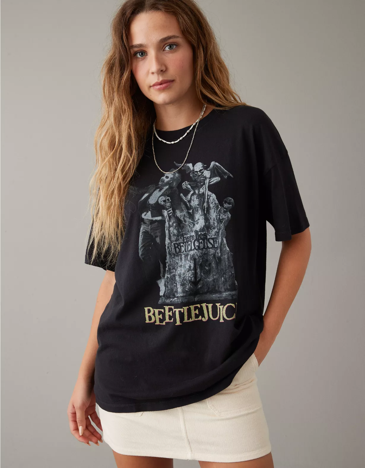 AE Oversized Beetlejuice Graphic Tee 1 AE Oversized Beetlejuice Graphic Tee