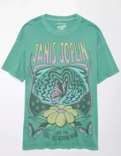 AE Oversized Janis Joplin Graphic Tee -American Eagle Fashion 1095 9360 748 f