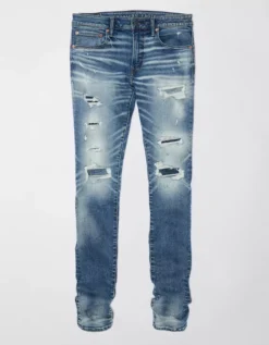 AE AirFlex 360 Patched Stacked Jean 5 AE AirFlex 360 Patched Stacked Jean -American Eagle Fashion 1113 6696 537 f