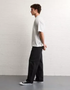 AE EasyFlex +TENCEL™ Fibers Baggy Jean Black -American Eagle Fashion 1114 7363 001 d2