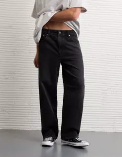 AE EasyFlex +TENCEL™ Fibers Baggy Jean Black -American Eagle Fashion 1114 7363 001 os