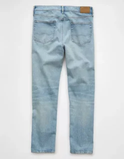 AE EasyFlex Athletic Straight Jean Faded Light 8 AE EasyFlex Athletic Straight Jean Faded Light -American Eagle Fashion 1115 6952 455 b