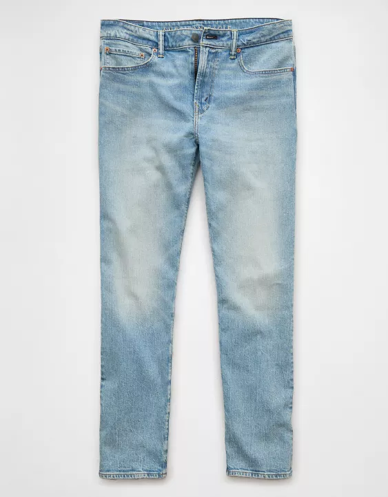 AE EasyFlex Athletic Straight Jean Faded Light 3 AE EasyFlex Athletic Straight Jean Faded Light - Image 3