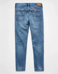 AE AirFlex+ Athletic Straight Jean Medium Vintage Wash 9 AE AirFlex+ Athletic Straight Jean Medium Vintage Wash -American Eagle Fashion 1115 6953 489 b