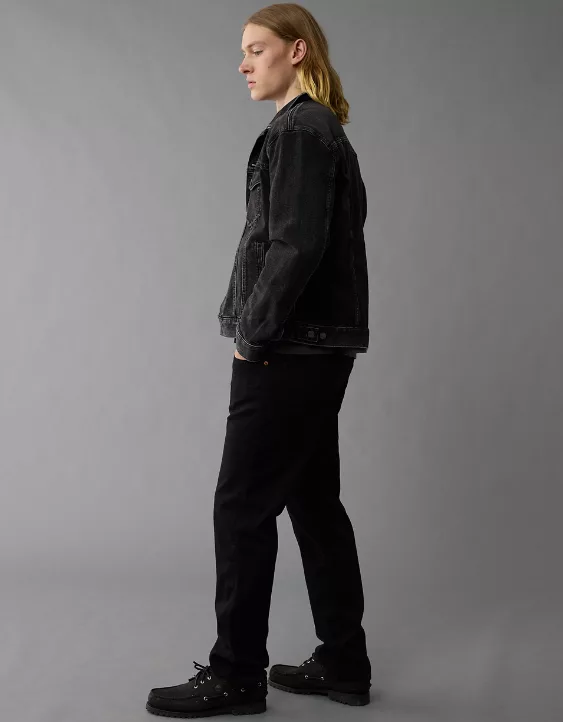 AE AirFlex+ Athletic Straight Jean Black 5 AE AirFlex+ Athletic Straight Jean Black - Image 5