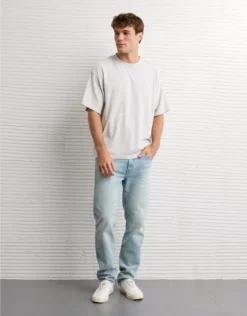 AE EasyFlex +TENCEL™ Fibers Athletic Straight Jean Skylight