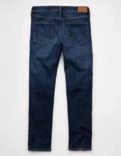 AE AirFlex+ Athletic Straight Jean Authentic Dark Indigo -American Eagle Fashion 1115 7349 965 b