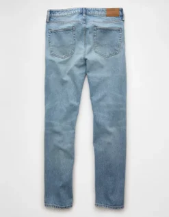 AE EasyFlex +TENCEL™ Fibers Athletic Straight Jean Medium Vintage -American Eagle Fashion 1115 7350 914 b