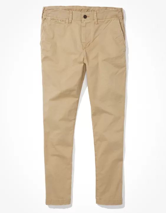 AE Flex Slim Lived-In Khaki Pant 3 AE Flex Slim Lived-In Khaki Pant - Image 3