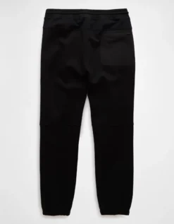 AE 24/7 Tech Fleece Jogger Black -American Eagle Fashion 1122 4995 001 b