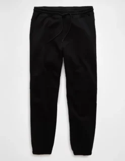 AE 24/7 Tech Fleece Jogger Black -American Eagle Fashion 1122 4995 001 f