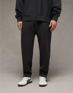 AE 24/7 Knit Pleated Pull-On Pant Dark Gray