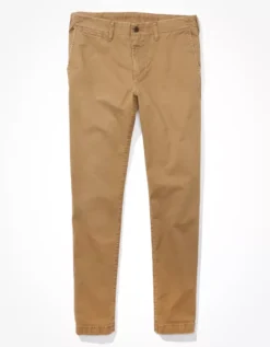 AE Flex Athletic Skinny Lived-In Khaki Pant -American Eagle Fashion 1129 4720 238 f