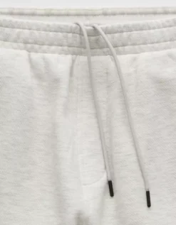 AE 24/7 6" Jogger Short Heather Frost -American Eagle Fashion 1130 7851 062 d3