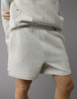 AE 24/7 6" Jogger Short Heather Frost -American Eagle Fashion 1130 7851 062 os