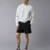 AE 24/7 Textured Fleece Jogger Short Black