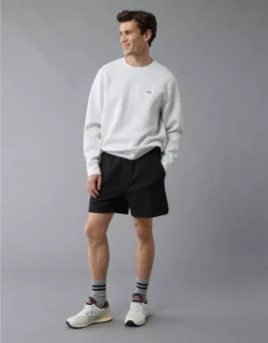 AE 24/7 Textured Fleece Jogger Short Black