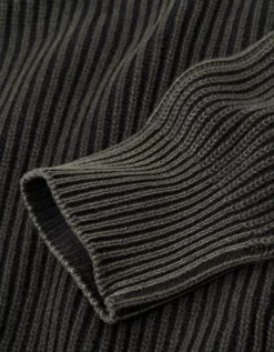 AE Fisherman Crew Neck Sweater Black Wash -American Eagle Fashion 1142 1941 081 d1