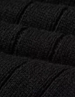 AE Weekend Tipped Sweater Polo Shirt Bold Black -American Eagle Fashion 1148 1946 064 d1