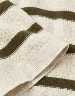 AE Weekend Striped Sweater Polo Shirt Empire Cream -American Eagle Fashion 1148 2048 141 d1