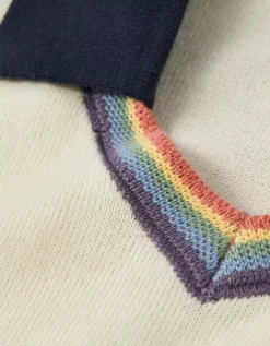 AE Pride Weekend Sweater Polo Shirt White -American Eagle Fashion 1148 2103 100 d1