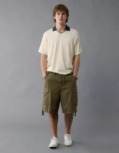 AE Pride Weekend Sweater Polo Shirt White -American Eagle Fashion 1148 2103 100 os