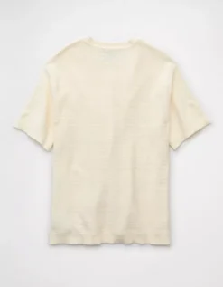 AE Sweater T-Shirt Cream -American Eagle Fashion 1149 2006 106 b