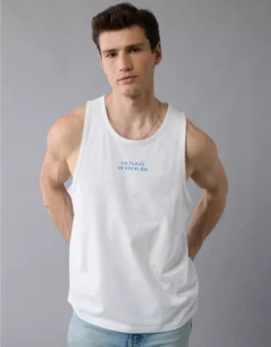 AE Graphic Tank Top White