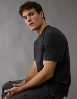 AE Lived-In T-Shirt Faded Black -American Eagle Fashion 1164 4155 094 os