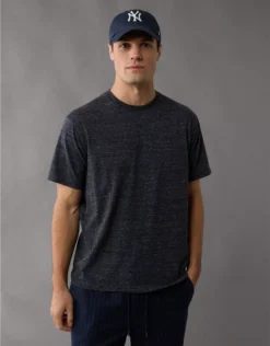 AE Logo Lived-In T-Shirt Rich Navy