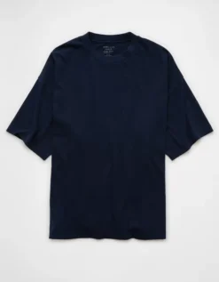 AE Oversized T-Shirt Navy -American Eagle Fashion 1164 4271 410 f