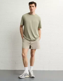 AE 24/7 Training T-Shirt Faded Olive -American Eagle Fashion 1164 4381 341 os