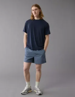 AE 24/7 Training T-Shirt Navy -American Eagle Fashion 1164 4381 410 os