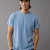 AE Lived-In Slim T-Shirt Blue
