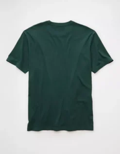 AE Lived-In T-Shirt Green Rush -American Eagle Fashion 1164 4540 318 b