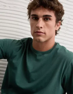 AE Lived-In T-Shirt Green Rush -American Eagle Fashion 1164 4540 318 d2