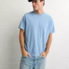 AE Lived-In T-Shirt Soft Blue