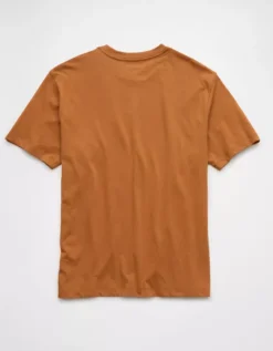 AE Lightweight Icon T-Shirt Cognac -American Eagle Fashion 1164 4821 249 b