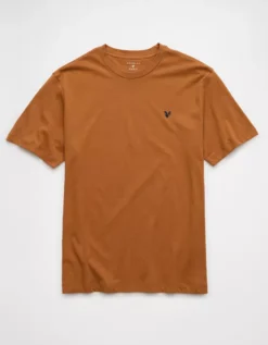 AE Lightweight Icon T-Shirt Cognac -American Eagle Fashion 1164 4821 249 f