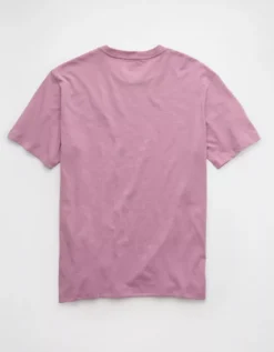 AE Lightweight Icon T-Shirt Purple Wash -American Eagle Fashion 1164 4821 593 b
