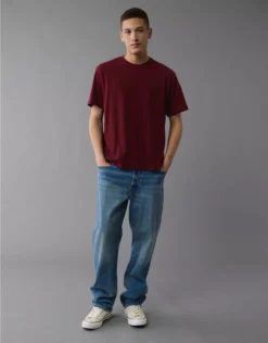 AE Lightweight Icon T-Shirt Deep Burgundy